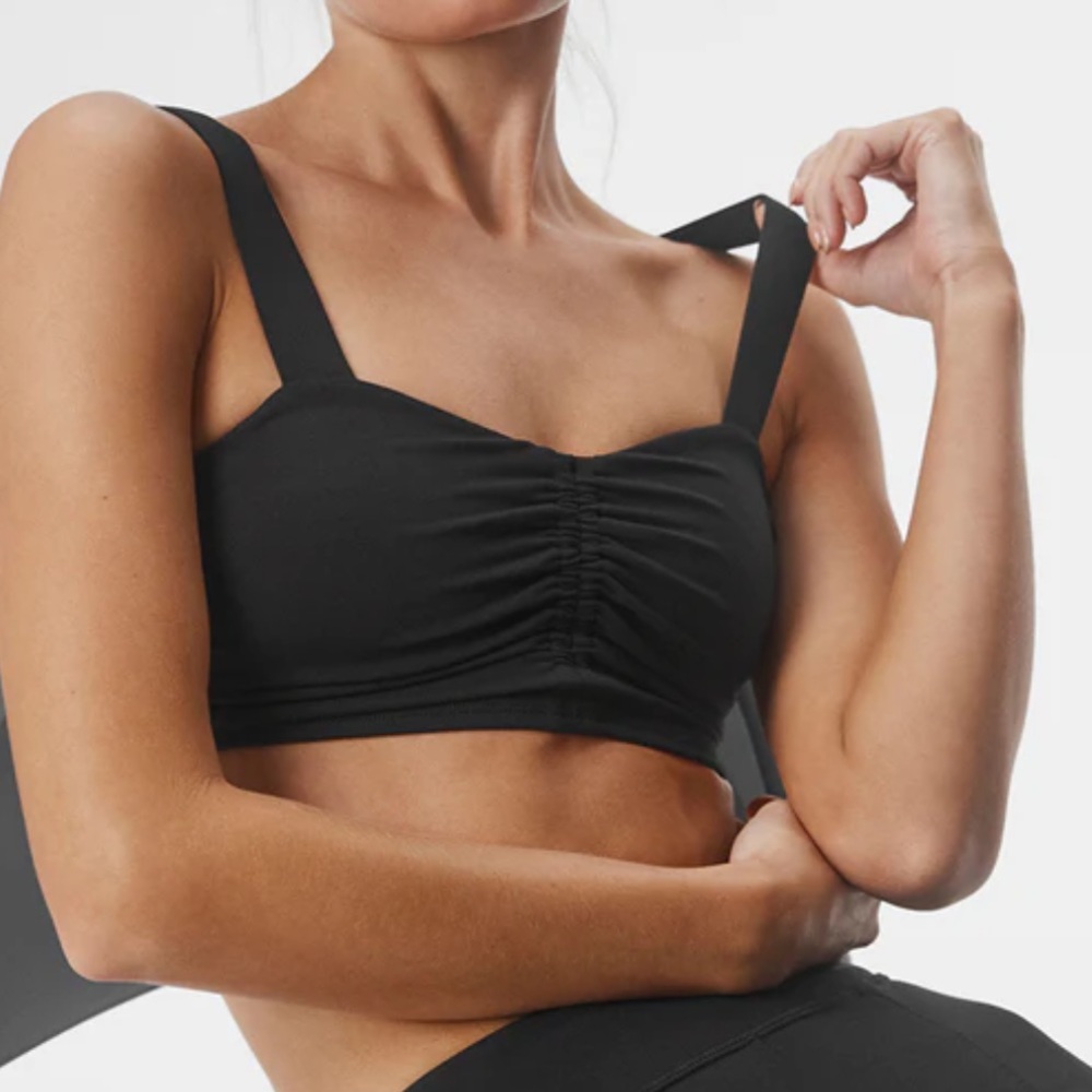 ALO airbrush cinch sports bra LIKE NEW